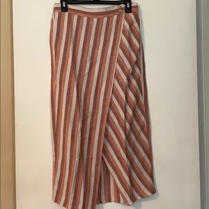 Madewell Midi Overlay Wrap Skirt